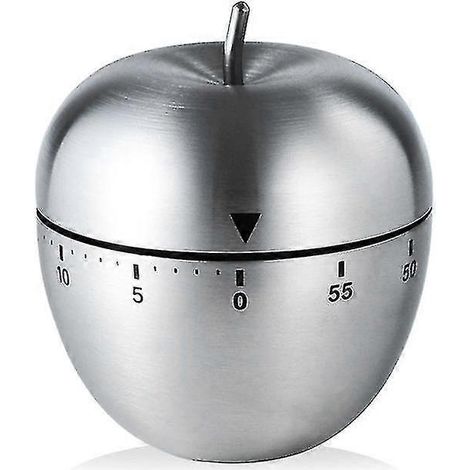 Kochtimer aus Edelstahl, mechanisch, keine Batterie erforderlich, Apple-Stil