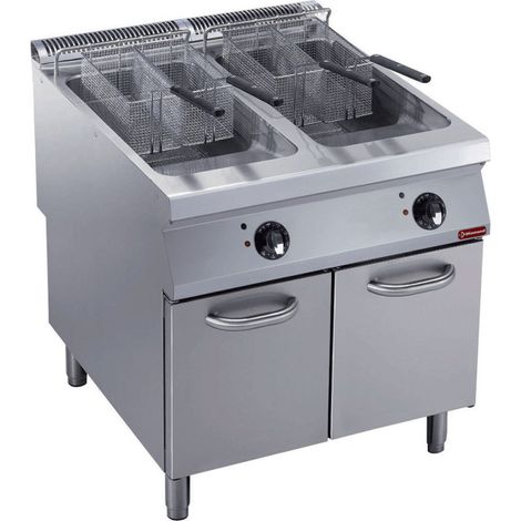 Friteuse électrique 2 cuves y 23 lt- meuble - Diamond (1/2)