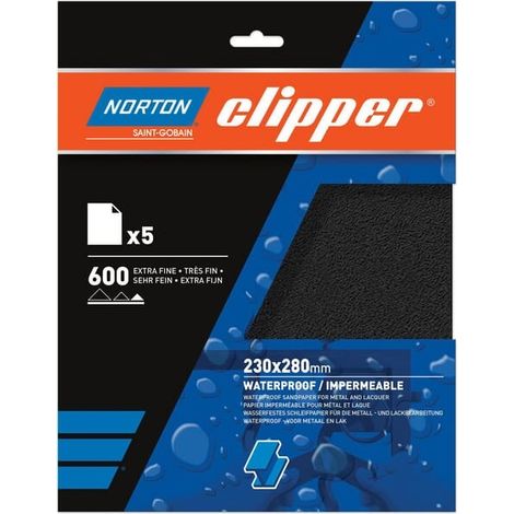 Papier abrasif 230x280mm NORTON 66261118256