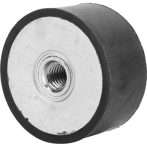 Lot de 4 silentblocs caoutchouc filetage femelle M8, isolateur antivibrations DE40x20mm, support amortisseur rondelle montage, stabilisateur moteur 40x20. (1/3)