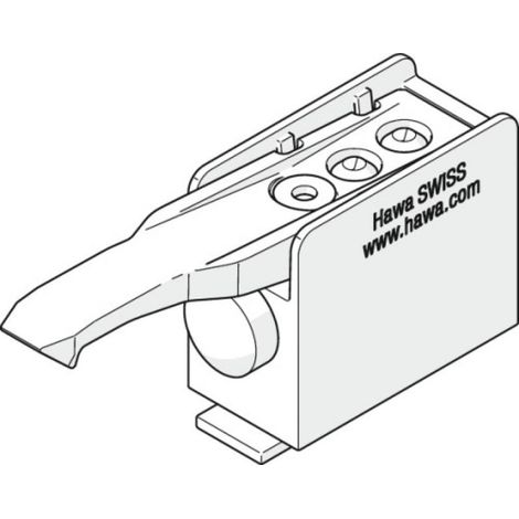 Butee de rail au detail � blocage reglable - Junior 80 et 100 - Softstop (1/2)