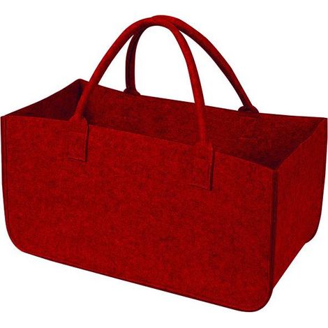 Vigor Borsa Portalegna in Feltro Rosso 51x33cm