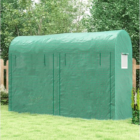 Gewächshaus mit Doppeltür und Fenstern 300x100x200 cm OKMYHOME (1/5)