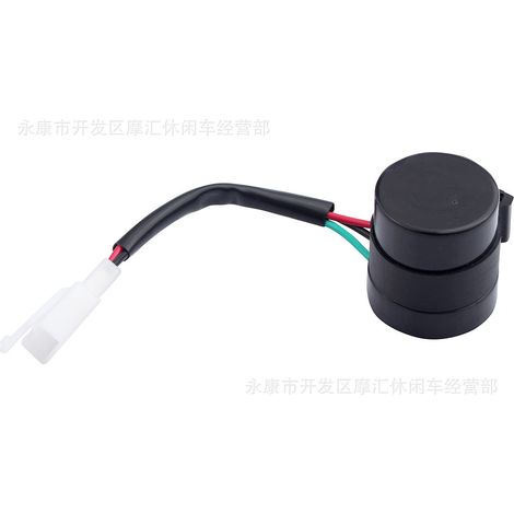 Off-road motorcycle ATV beach buggy skateboard GY6 accessories 3-pin 12V signal flasher turn signal indicator buzzer (1/5)