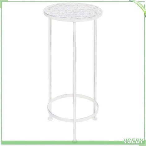 Support de plantes - FAFEICY - 245937 - Métal blanc antique - 3 pcs gigognes - Style vintage (1/5)