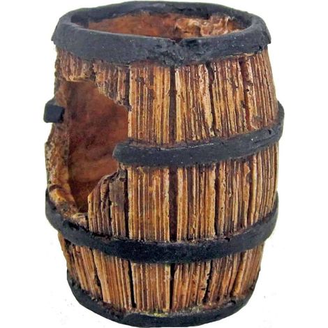Set 4 pezzi Amtra Deko Botte Di Legno con Foro