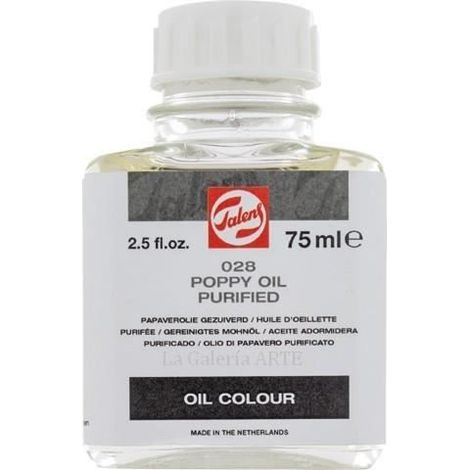Huile d'oeillette purifiée 75 ml Talens transparent