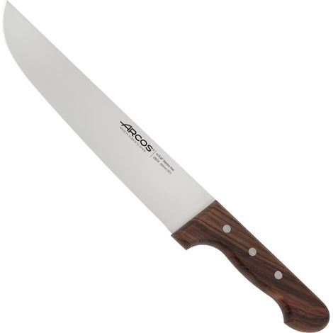 Coltello da macellaio Arcos Palisandro 260400 in acciaio inox Nitrum e mango Palisandro in legno con lama 25 cm, e Holster Blade (1/5)