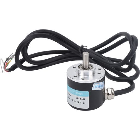 Codeur incrémental ABZ 3 phases, arbre plein 6mm, moteur DC 5-24V, modèle C38S6G5-360Z (1/5)