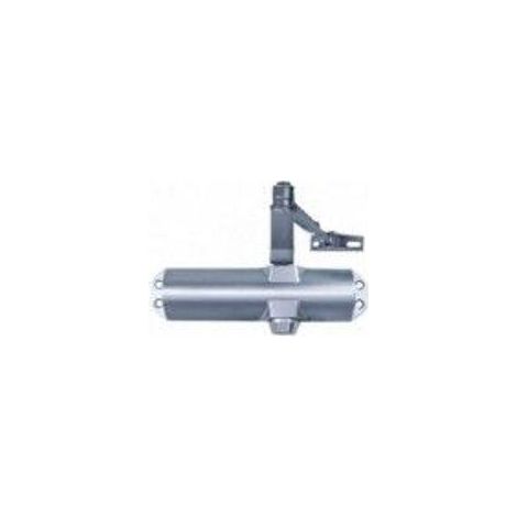 WOLFPACK LINEA PROFESIONAL - Chiudiporta con 4 fermi di forza. Colore Argento (Porte 90/120 cm.)