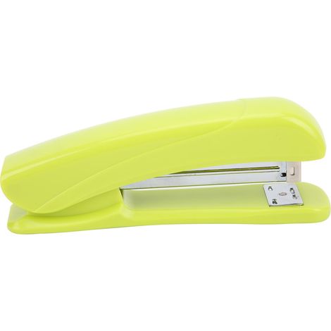 Stapler Long Adjustable Olive Drab Stapling Machine with Staple Remover for Office Supplies Gift (1/5)