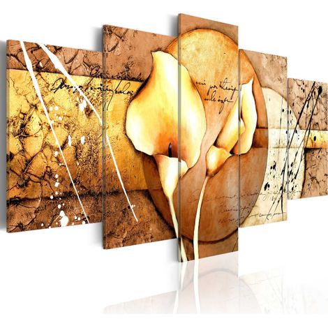 Tableau Imprimé "The Secret of Calla Lily Gold" 50 x 100 cm (1/2)