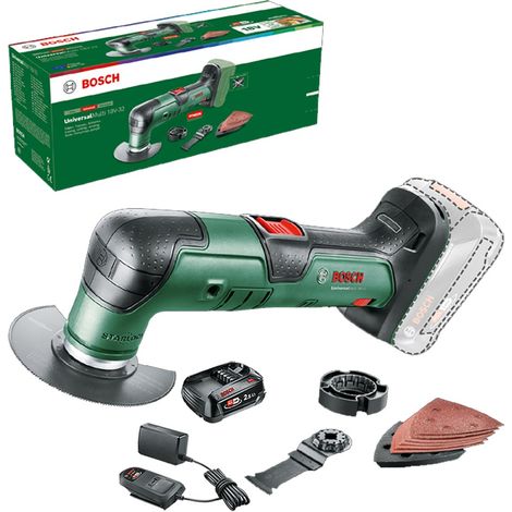 Bosch 18v Multifunction Multi Tool UniversalMulti Starlock + 2.5AH Battery Kit