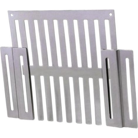Grille de Drainage latérale coulissante pour Toit et Sol, Couvercle de Drainage Coulissant antiblocage et résistant à l'usure en Acier Inoxydable, 16.7 Cm X 12.5 Cm (1/5)