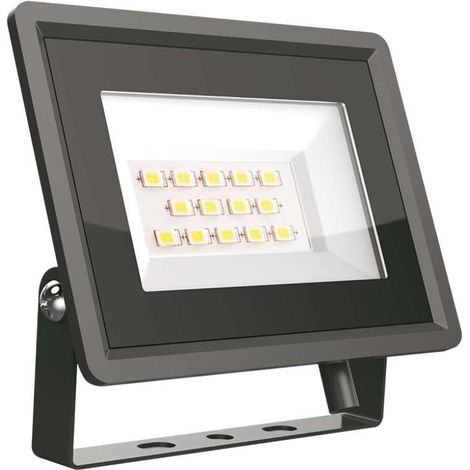 Faro LED V-TAC VT-4914 10W nero 6400K 750lm IP65 (1/5)