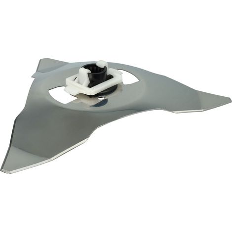 vhbw Cuchilla repuesto compatible con Wolf Garten Expert Robo Scooter 1800 2015 cortacésped - Recambio, plata, acero inoxidable (1/4)