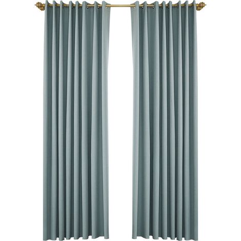 Rideaux occultants pour chambre à coucher, Rideaux isolés à œillets pour le salon, ensemble de 2 panneaux (53106in) (1/5)