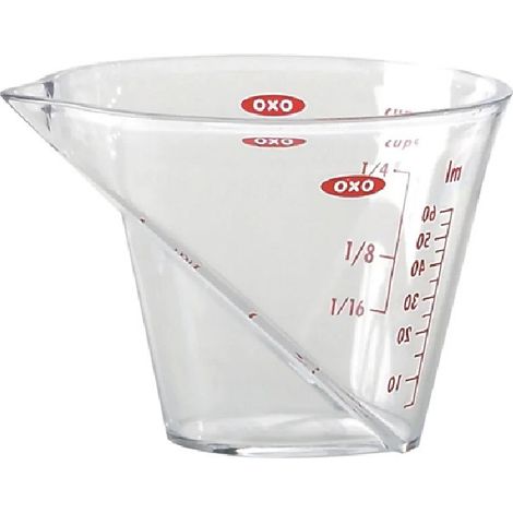 Oxo Good Grips Caraffa Graduata Angolata Tritan 60 ml (1/4)