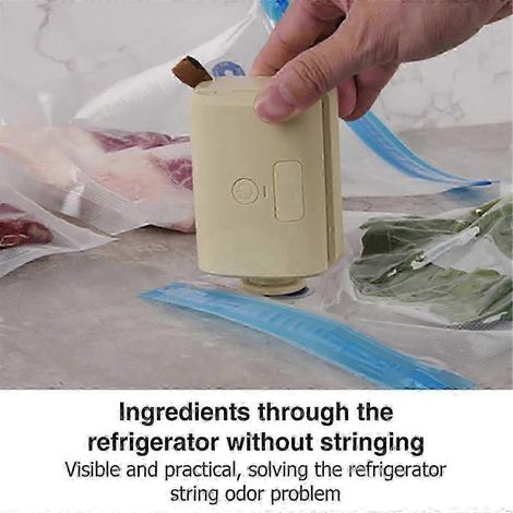 Machine de mise sous vide automatique domestique, machine d'emballage pour la fraîcheur des aliments, scelleuse plastique V (1/5)
