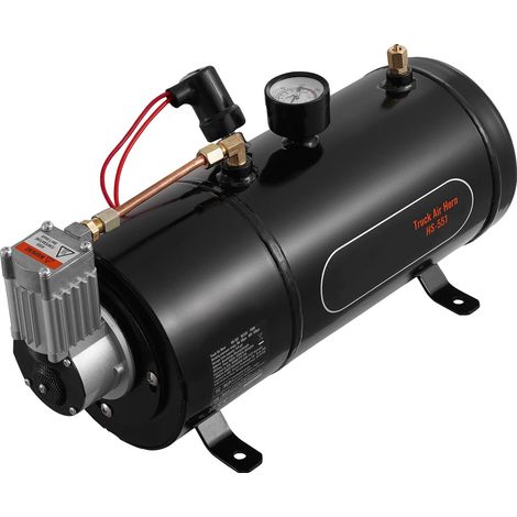 Compresseur d'air, capacité de 0,8 gallon, pression de travail de 90-120 psi, 5000 RPM, acier robuste et durable, contrôle automatique de la pression (1/5)