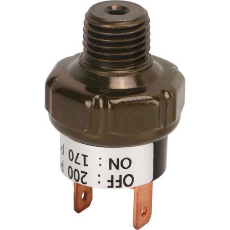 Interrupteur de régulation de pression pour compresseur d'air, vanne en acier inoxydable, pièce de rechange pour klaxons de train, 170-200 PSI (1/5)