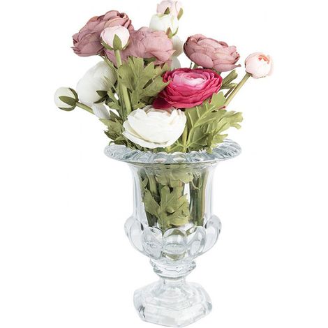 Grand vase transparent verre 20x26cm