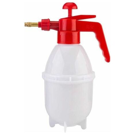 Filiyano-Pulvérisateur d'eau réglable, pulvérisateur à pression, arrosoir et arrosoir (arrosoir à graisse blanche de 0,8 L + buse à graisse blanche) (1/4)