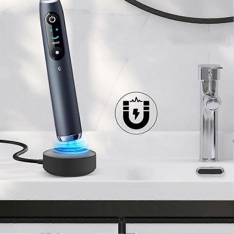 Universelle Ladestation für elektrische Zahnbürsten der Serien Oral-B IO10 / IO9 / IO8 / IO7G / IO7 mit Typ-C-Schnellladekabel