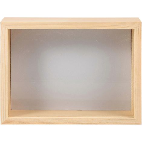 Hölzerne Präparatebox Insektenpräparatebox Präparate-Präsentationsbox Pflanzenpräparatebox-1813.55.5cm (1/4)