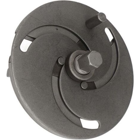 Accessoire de Retrait de Voiture, clé de Couvercle de Pompe à Carburant réglable 89-170mm 3 mâchoires Couvercle de réservoir Outil de Retrait de Bouchon de Pompe à Huile (1/4)