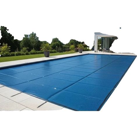 Cubierta para piscina, Conservación del agua, Diseño sostenible, Azul (1/2)