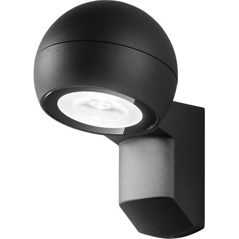 HELMET Applique alluminio colore grafite 1 luce a led interno/esterno LED 12W 750LM 4000K (1/3)