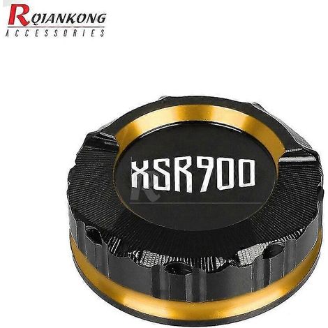 Für Yamaha XSR700 (2018–2023), XSR900, XSR 700/900 (2016–2022), 2022/23: Bremsflüssigkeitsbehälterdeckel für Hinterradbremse – XSR900-Logo 8