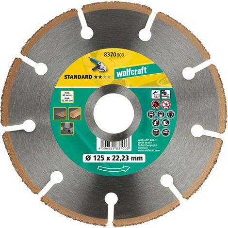 Wolfcraft HM Trennscheibe Ø 115 mm Bohrung 22,23 mm für Laminat/Vinylboden Trennscheibe (1/3)
