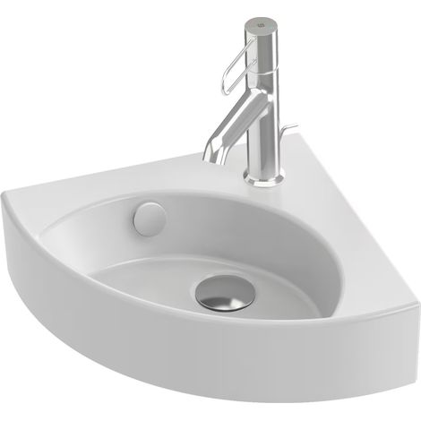 JACOB DELAFON Lavabo angolare Facile pulizia e manutenzione Un foro centrale per rubinetteria ODÉON RIVE GAUCHE EGP112-00
