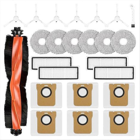 Zubehörset für den Xiaomi X20+ / X10+ Saugroboter, inklusive Ersatz-Hauptbürste, Reinigungstuch und Staubbeuteln (1/5)