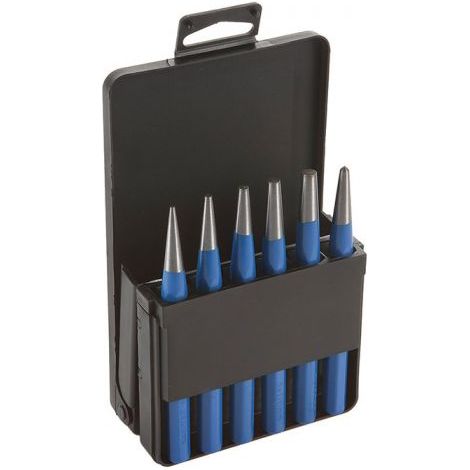 Ensemble 6 poinçons coniques hexagonaux ALYCO 140019 (1/5)
