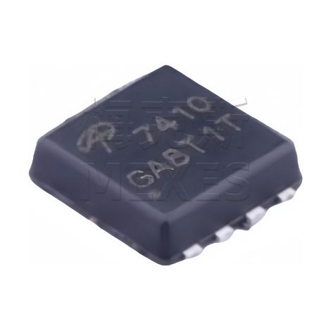 AOS AON7410 N channel MOSFET, DFN3x3, 30V, 24A, pack of 5 electronic components.