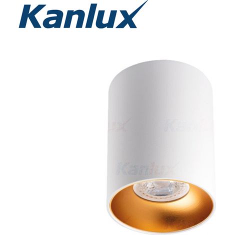 Spot plafond Kanlux RITI 1xGU10 alu blanc/doré IP20 (1/5)