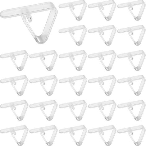 27Pièces Pinces À Nappe Plastique,Clips de Nappe Table Anti Glissant,Clip Transparent pour Fixation de Nappe,Attache Nappe pour Jardin Restaurant Pique Nique Mariage Fête (1/5)
