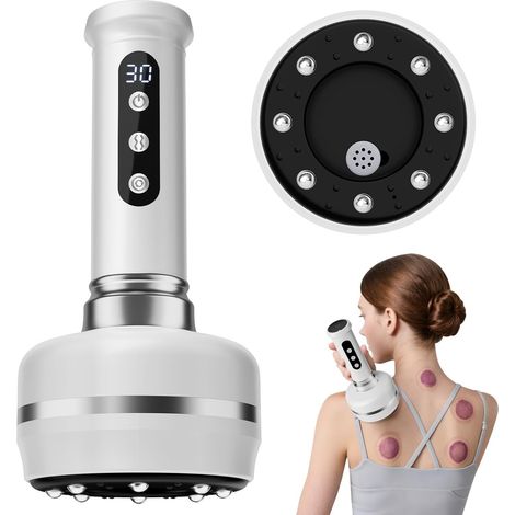 Appareil de massage cellulite Drainage lymphatique – Ventouse électrique avec 30 vitesses, amélioration de l'état de la peau, appareil de massage sous vide pour le dos, la taille, les bras et (1/5)
