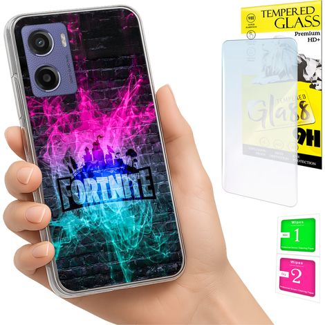 Funda para Motorola Moto E15 / Moto G05 con cubierta trasera y cristal 9H. (1/5)