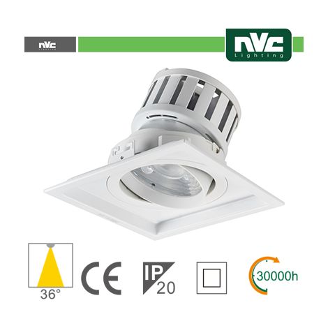 Incasso Multi lampada - 24w(1x24w) 3000k 2140lm 36° PF95