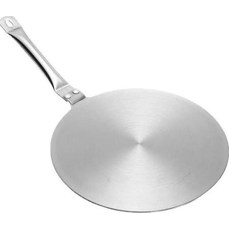 Plaque d’adaptation pour cuisson induction – Acier inoxydable – Diamètre 20 cm – Protège et rend compatible toutes casseroles