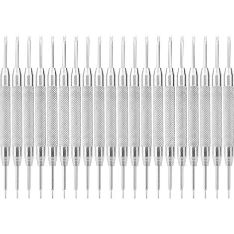 20Pcs outil de changement de bracelet de montre, extracteur à double tête pour horloger, réparation de montre, 82mm (1/5)