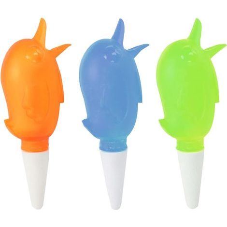3 PCS Irrigation Goutte Kit Dispositif d'arrosage Automatique Forme D'Oiseau Abreuvoir à Plantes d'arroseurs de Plantes d'intérieur Extérieures DéCoration Pot De Fleur (1/5)