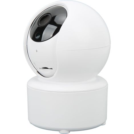 Caméra de surveillance intelligente intérieure motorisée avec Wi-Fi, détection infrarouge, alarme et audio bidirectionnel pour la sécurité de votre domicile (prise UE). (1/5)