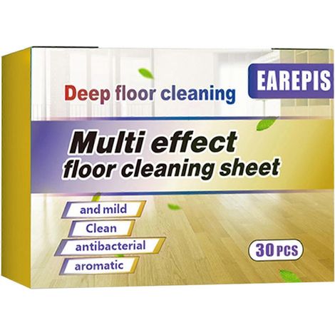 Lingettes nettoyantes ultra concentrées pour sols, idéales pour le lavage des parquets et planchers en bois. Formule naturelle qui nettoie et fait briller. Sans danger pour les animaux et les enfants. (1/5)