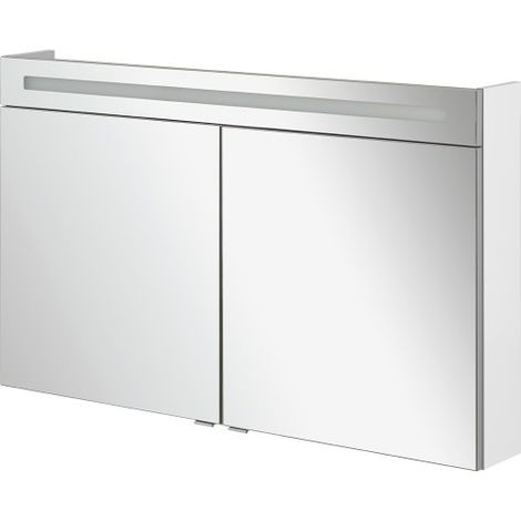 FACKELMANN B.clever Spiegelschrank 120cm - 2 Türen Korpusfarbe: (1/5)