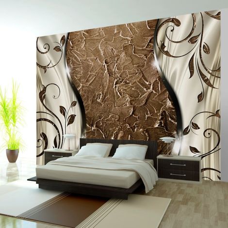 Papier Peint "Brown Twigs" 245 x 350 cm (1/2)